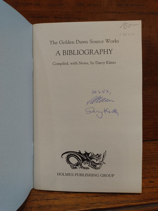 The Golden Dawn Source Works: A Bibliography